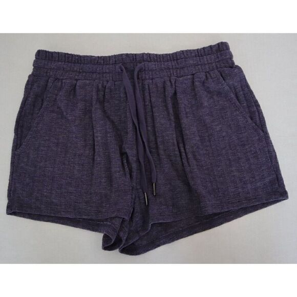 Shine 2K205137SF Women’s Sz M Dark Blue Poly Cotton Spandex Adjustable Shorts - Picture 1 of 8